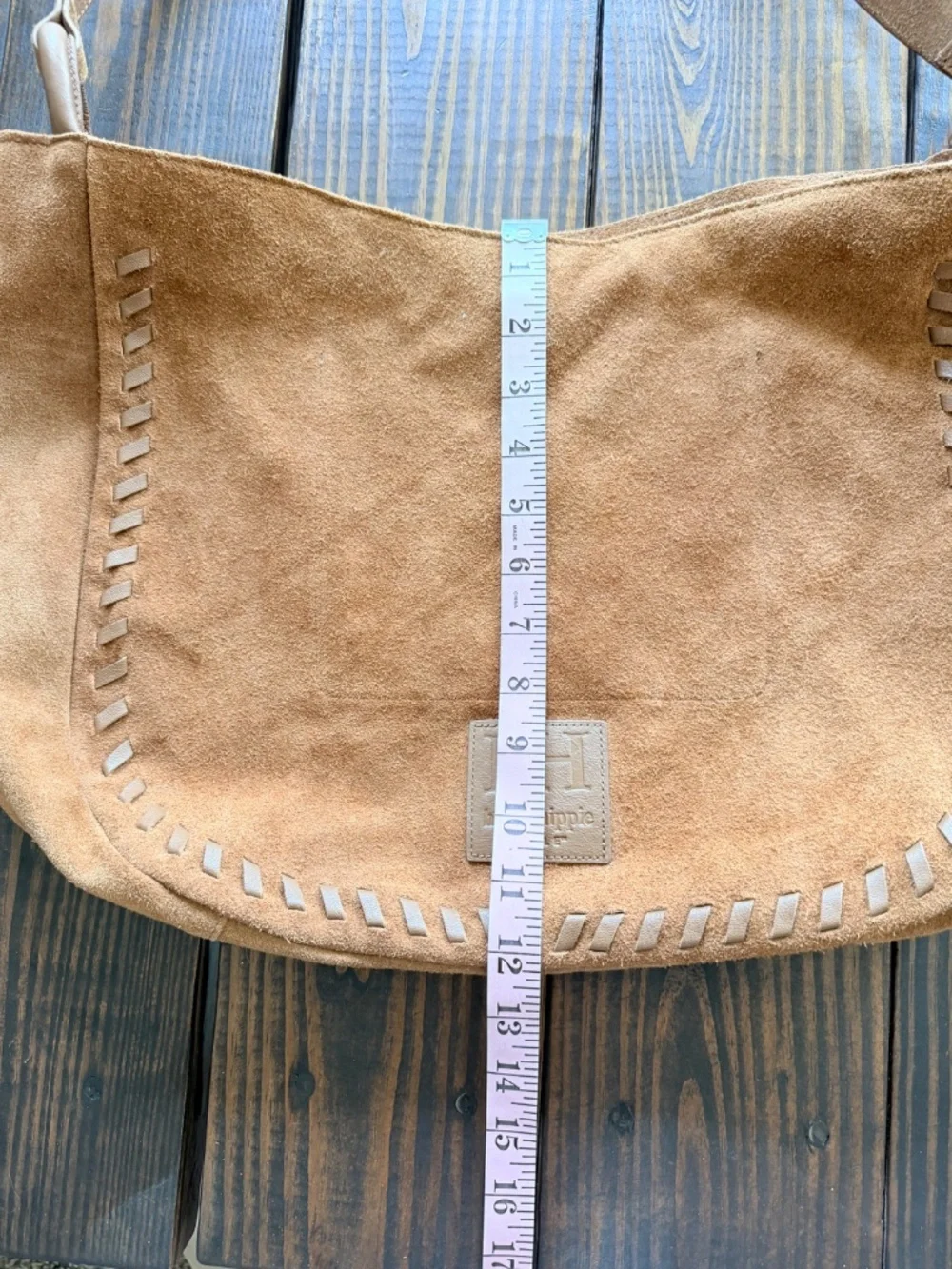 NWOT Haute Hippie Style Suede Leather Hobo Bag & Pouch